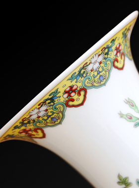 陶花器名师酒店花瓶饰厅插瓷摆件电视柜玄关工艺装客品