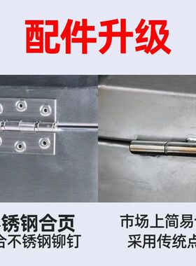 机车后备箱大号加厚不锈钢304储物工具箱收纳箱电动滑板车尾箱