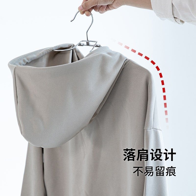 霜山卫衣架家用可折叠连帽卫衣晾晒架阳台无痕挂衣架,淘宝优惠券,粉丝福利购,淘宝优惠卷