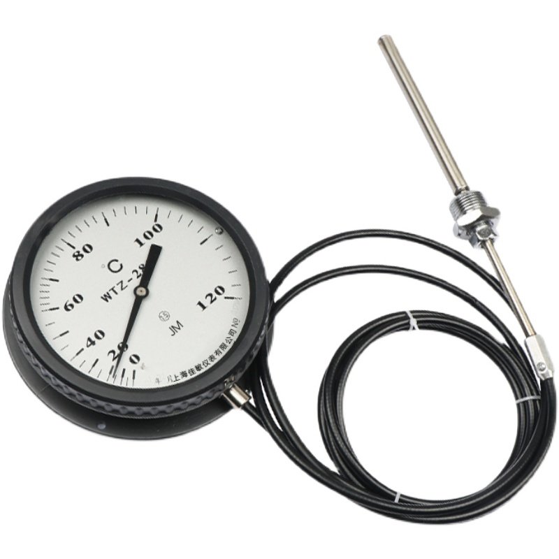 佳敏WTQ/WTZ-280黑护套型包塑压力式指示温度计 耐蒸汽温度表,淘宝优惠券,粉丝福利购,淘宝优惠卷