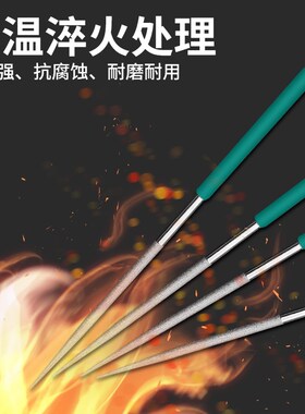 圆锉刀小型一品金刚石超细挫刀圆形尖头合金扩孔搓刀金属打磨金钢