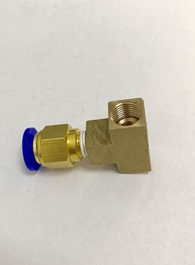 三通气管快插接头 两边内螺纹m10x1 中间可连接外径8mm的气管接头