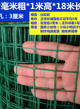 护栏网铁网网圈铁丝网圈地网网格围栏网养殖网荷兰网包塑防护网
