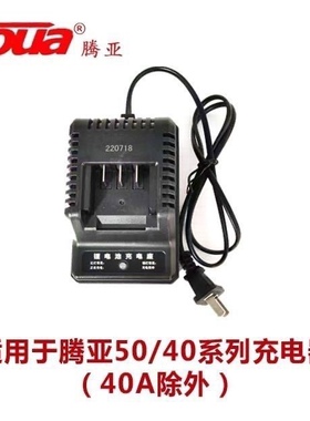 腾亚50瓦斯枪腾亚40B40C钢钉枪通用锂电池充电器腾亚电动胶枪电池
