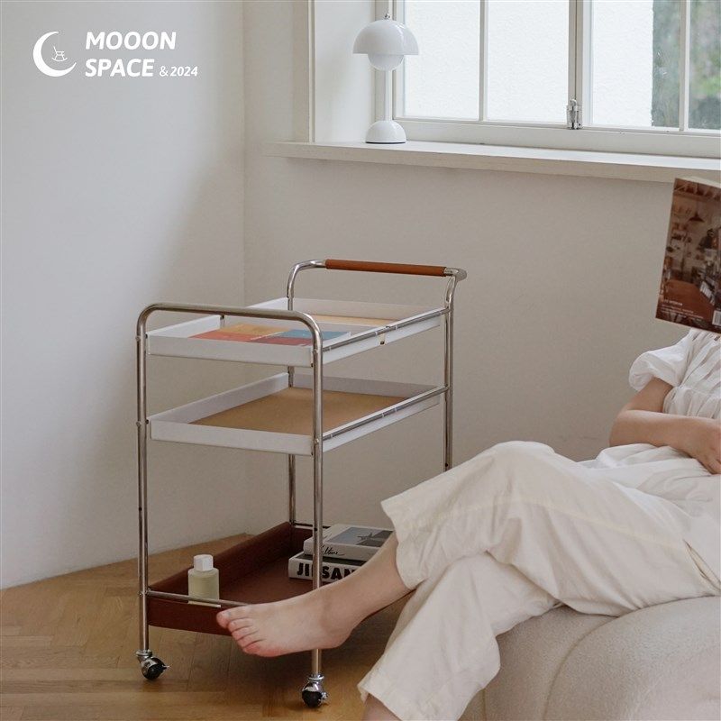 ooon 盖小推车中古可移动家用沙发边几边桌,淘宝优惠券,粉丝福利购,淘宝优惠卷