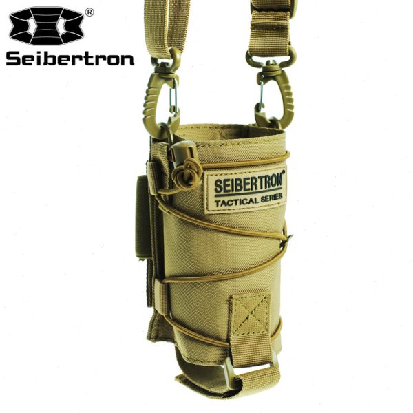 Cybertron running sports mountaineering camping kettle outdoor bag water cup insulation cover strap MOLLE attached bag