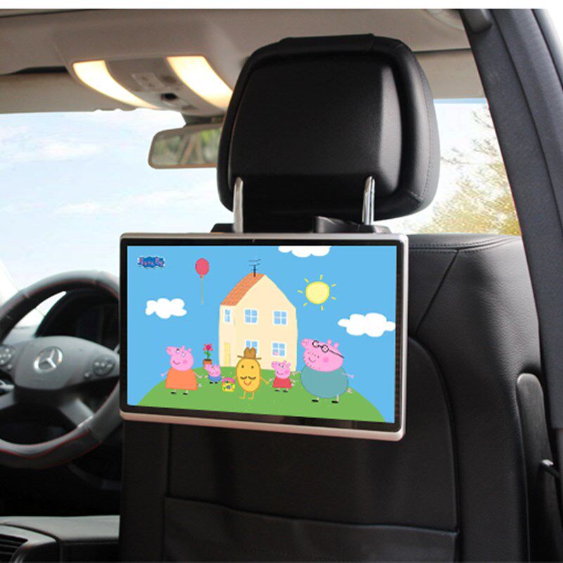 汽车载头枕显示屏后排高清显示器安卓系统影音手机投屏10寸12寸13 - 图1