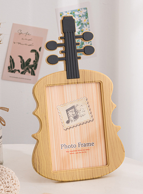 北欧isc风6寸7寸相框摆台客厅儿童房桌面卡通小摆件装饰品相片框