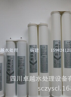 陶氏450树脂超纯化柱  优普超纯水机耗材 UP注塑超纯化柱42CM