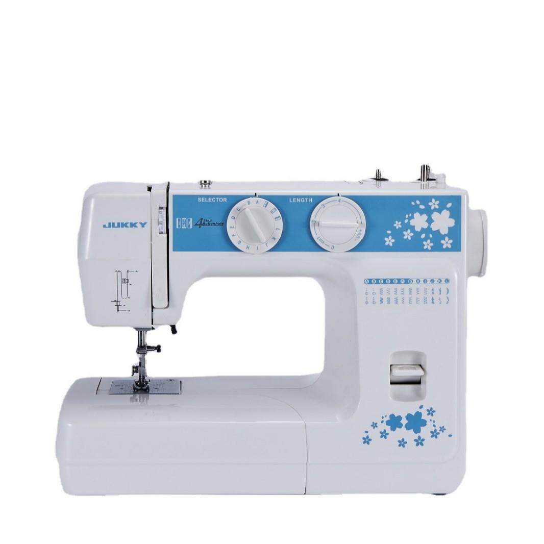 JUKKY多功能家用缝纫机单针电动绣花机迷你便携24花型锁眼锁边,淘宝优惠券,粉丝福利购,淘宝优惠卷