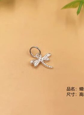 S999纯银项链各类吊坠女小花朵动物足银单坠简约银饰不含链单颗挂