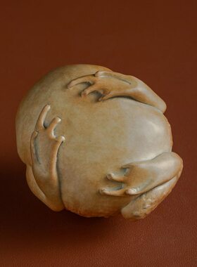 铜之美 丑萌金蟾摆件存钱罐全铜工艺品家居客厅办公室装饰品礼品