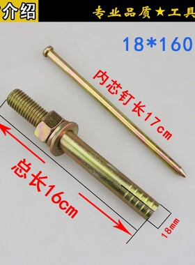 举升机专用配件膨胀螺丝汽车升降机地脚螺丝螺栓爆炸螺丝锤钉壁虎