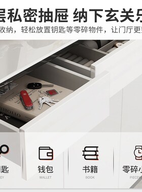 现代简约淋漆鞋柜家用进门口入户门厅玄关简约新款爆款轻奢阳台柜