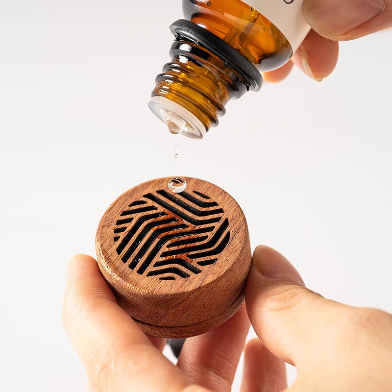 扩香木车载出风口扩香器实木香薰扩香花梨木网红汽车香薰 - 图1