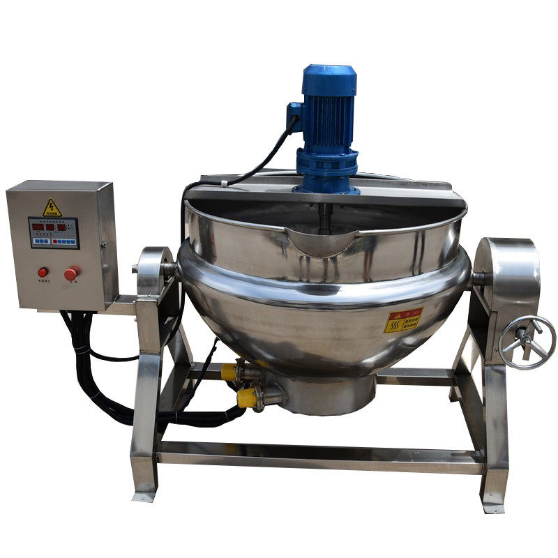 辣椒酱熬制搅拌锅 大型炒制豆沙馅设备 100L燃气加热炒酱料机器,淘宝优惠券,粉丝福利购,淘宝优惠卷