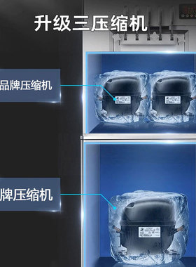 冰淇淋机器商用五头立式雪糕机网红奶茶店全自动甜筒软质冰激凌机
