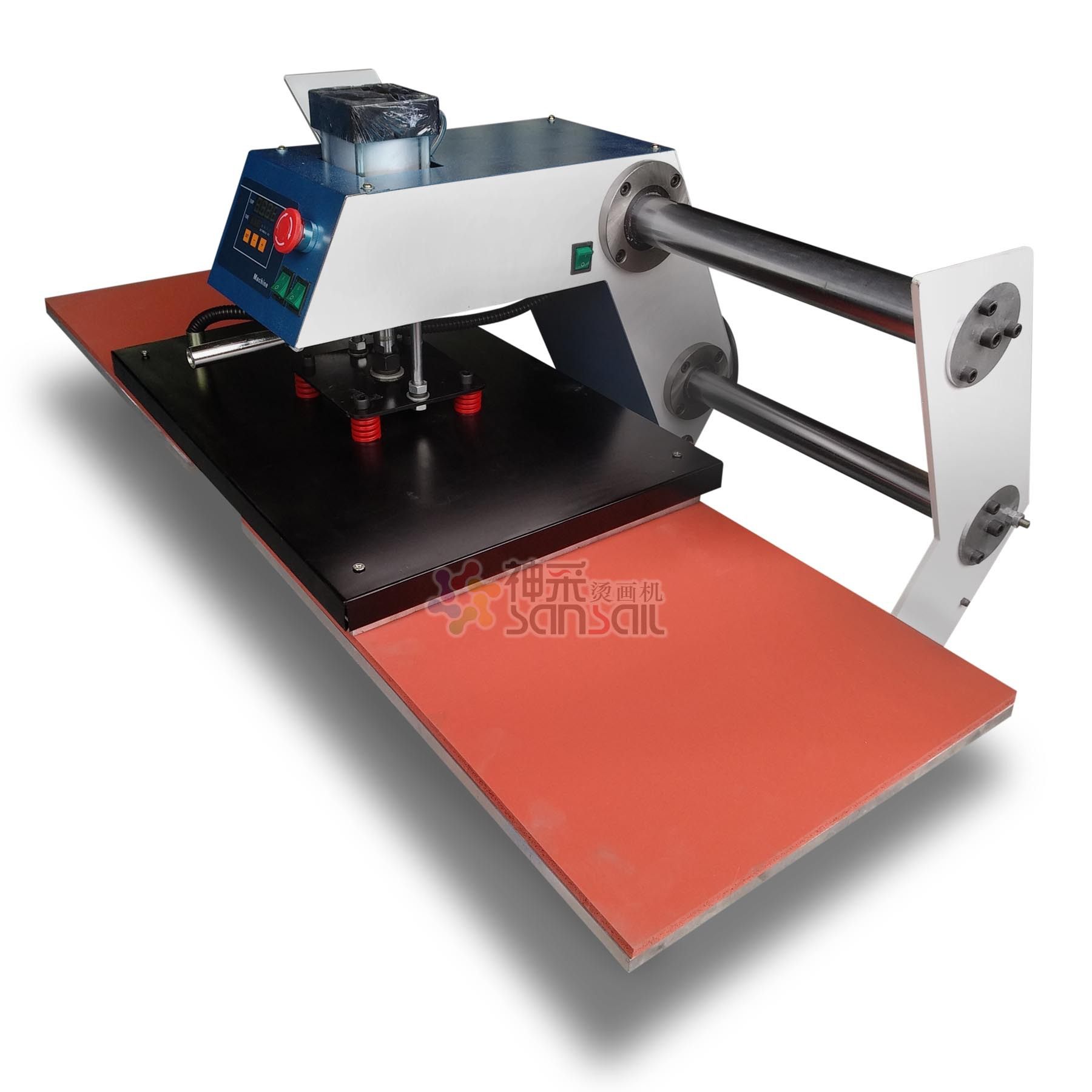 神采40*60上滑式双工位气动热转印烫画机T恤个性转印烫钻服装印花,淘宝优惠券,粉丝福利购,淘宝优惠卷