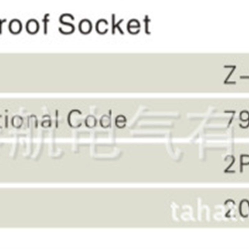 泰航电气 日式船用Z-M尼龙防水插座20A/24V接插件IP56 2孔2P正品,淘宝优惠券,粉丝福利购,淘宝优惠卷