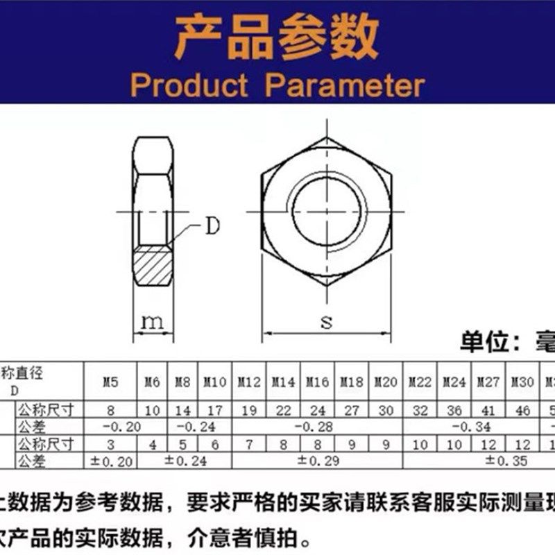 GB54镀锌细牙反牙左旋反丝薄螺帽薄螺扁螺丝帽薄六角螺帽细丝螺帽,淘宝优惠券,粉丝福利购,淘宝优惠卷