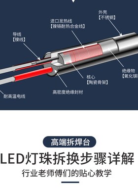 兰拔万恒温加热台LED贴片灯珠拆焊bga返修数显可调智能pcd预热