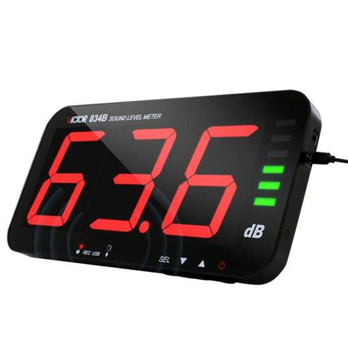 Victor胜利VC834A高精壁挂式分贝仪测试器工业噪音计检测家用声级 - 图3