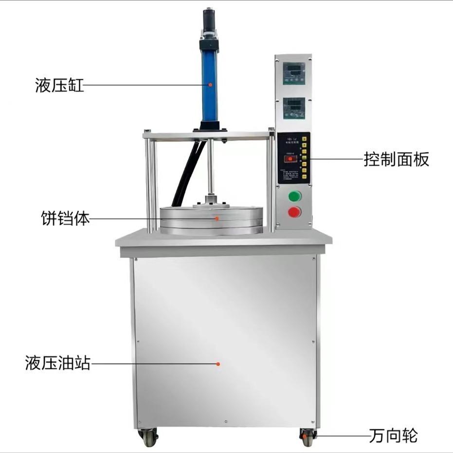 全自动压饼机商用烙饼机春饼烤鸭饼鸡蛋灌饼驴肉卷皮压饼机 - 图2