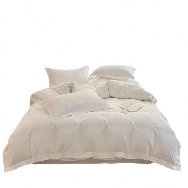 酒店专用四件套床上用品被子被褥全套组合民宿七八件套纯白床笠款,淘宝优惠券,粉丝福利购,淘宝优惠卷