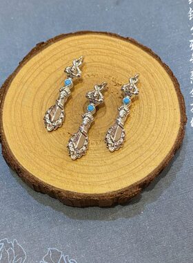 银饰925银精工制作文殊智慧剑文殊剑挂件男女款吊坠小号款