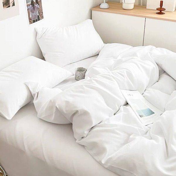 民宿酒店专用被套四件套隔脏白色床单宾馆床上用品被子被褥全套3,淘宝优惠券,粉丝福利购,淘宝优惠卷