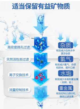 净水三代升级适用碧然德水壶滤芯过滤家用过滤通用净水器滤芯