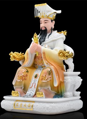 汉白玉玉皇大帝王母娘娘玉帝王母神像居家天宫摆件厂家直销包邮