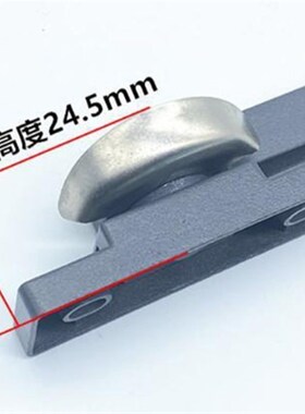 小方柄月牙锁 锁扣 老式不锈钢平移钩锁 铝合金门窗窗户左右钩锁