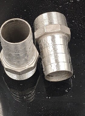 304不锈钢宝塔接头/六角宝塔/水管皮接/软管接头2分3分4分6分插管