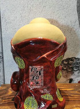 陶瓷工艺品 石湾公仔 喜迎门佛 生意兴隆