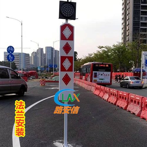 太阳能道口灯高配黄闪标牌灯道口标 路口LED警示灯交通黄闪爆闪灯 - 图0
