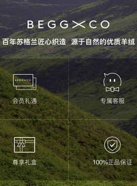 纯羊绒苏格兰双面披肩