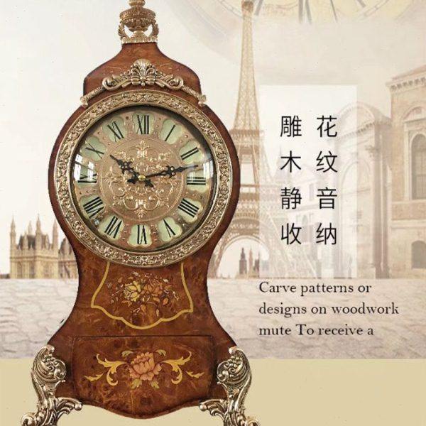 欧式座钟客厅摆台式表轻奢桌面时钟装饰坐钟家用摆件复古高级钟表,淘宝优惠券,粉丝福利购,淘宝优惠卷
