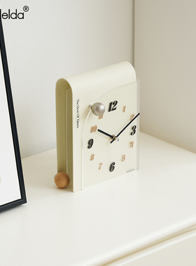 Madelda创意客厅桌面时钟酒柜座钟氛L围感时钟轻奢摆件装饰品