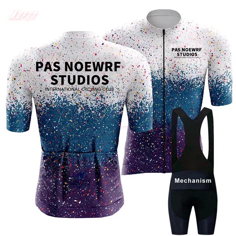 PNS 公路自行车夏季骑行服男女短袖牛奶丝面料舒适透气骑行套装 - 图2