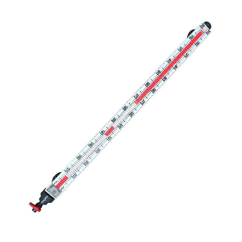 磁翻板液位计PP/PVC/PVDF耐酸碱侧装式法兰塑料4-20mA浮子水位计 - 图3