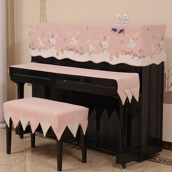儿童卡通钢琴罩半罩防尘罩盖布公主布艺简约男孩立式钢琴套全罩,淘宝优惠券,粉丝福利购,淘宝优惠卷