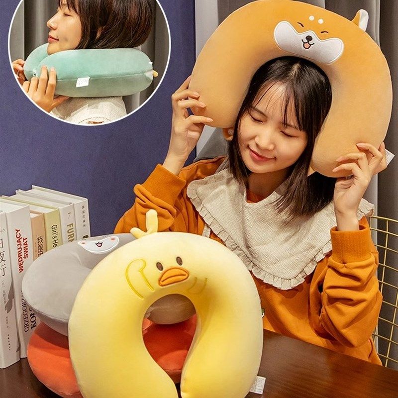 u型枕护颈枕专用脖枕记忆棉飞机脖C子靠枕午睡枕学生旅行睡觉u形,淘宝优惠券,粉丝福利购,淘宝优惠卷