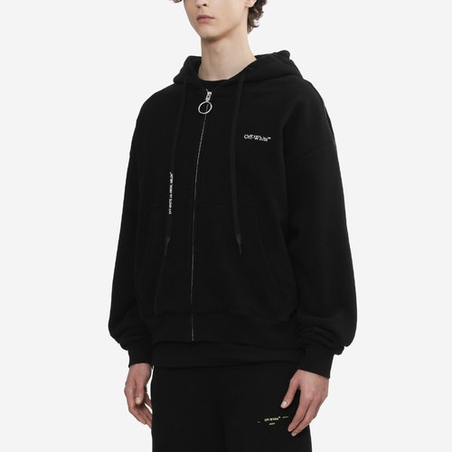 OFF-WHITE™ 情侣装新款连帽拉链卫衣休闲外搭 - 图2