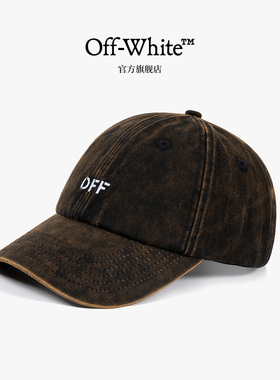 OFF-WHITE™复古做旧字母棒球帽