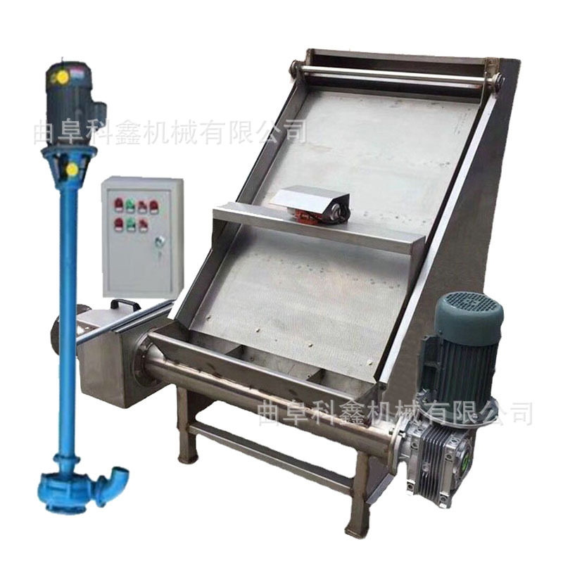 禽畜粪便干湿分离机 水泡猪粪斜筛式脱水机 螺旋挤压纸浆挤干机,淘宝优惠券,粉丝福利购,淘宝优惠卷