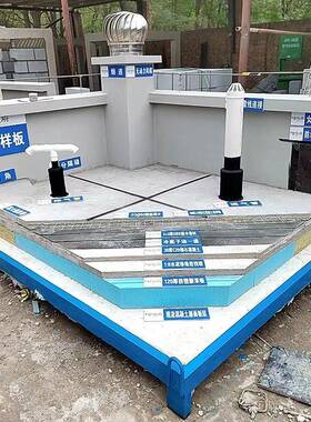 建筑工地质量样板引路成品工艺工法展示区施工构件样板间模型