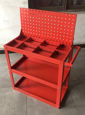 加厚三层手推车汽修维修工具车多功能车间移动工具车三层零件车