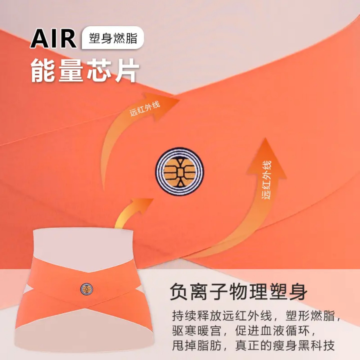 康润平收边收腹腰带健身收腹运动护腰带贴身舒适无痕体态美 - 图2