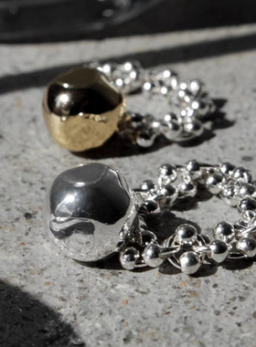 Soierie Pome chain ring 石榴籽链戒指日本首饰高级质感小众礼物